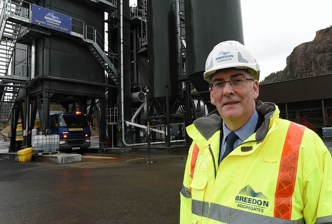 Alan Mackenzie, CEO of Breedon Aggregates Scotland.
