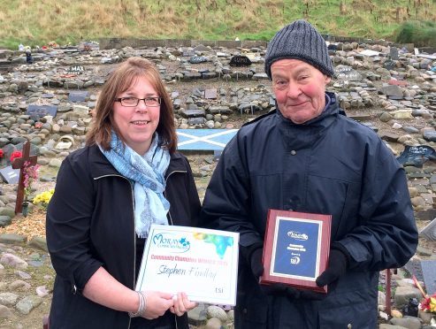 Stephen Findlay has tended plots at Cullen's animal graveyard for nearly 25 years