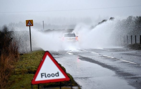 Flooding could impact travel at the start of this week. Image: DC Thomson.