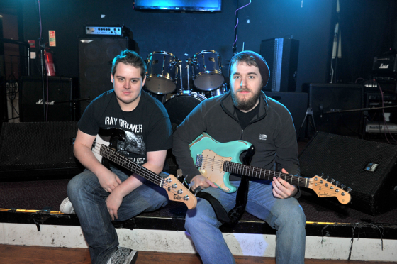 Pictured from left, Gav Bassett and David McGhie of Downstairs