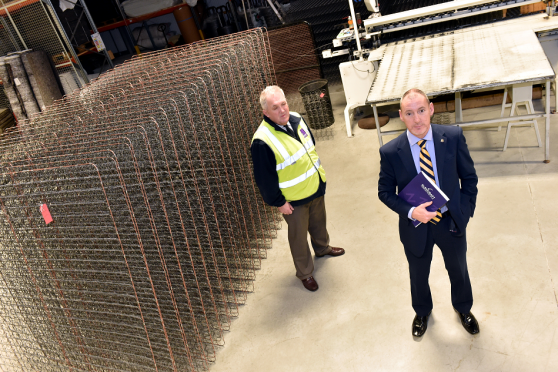 Glencraft at Whitemyres Avenue, Aberdeen. MD Graham McWilliam (right) with Operations Manager Andrew Laing.