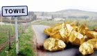 Rock laden with gold has been discovered across the area