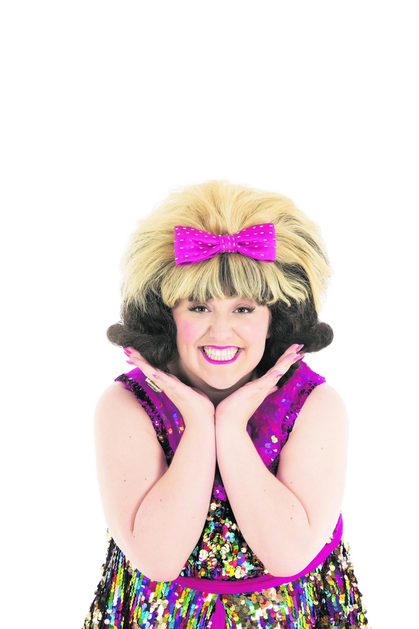 Freya Sutton as Tracy Turnblad  in Hairspray. PHOTOS: Ellie Kurttz