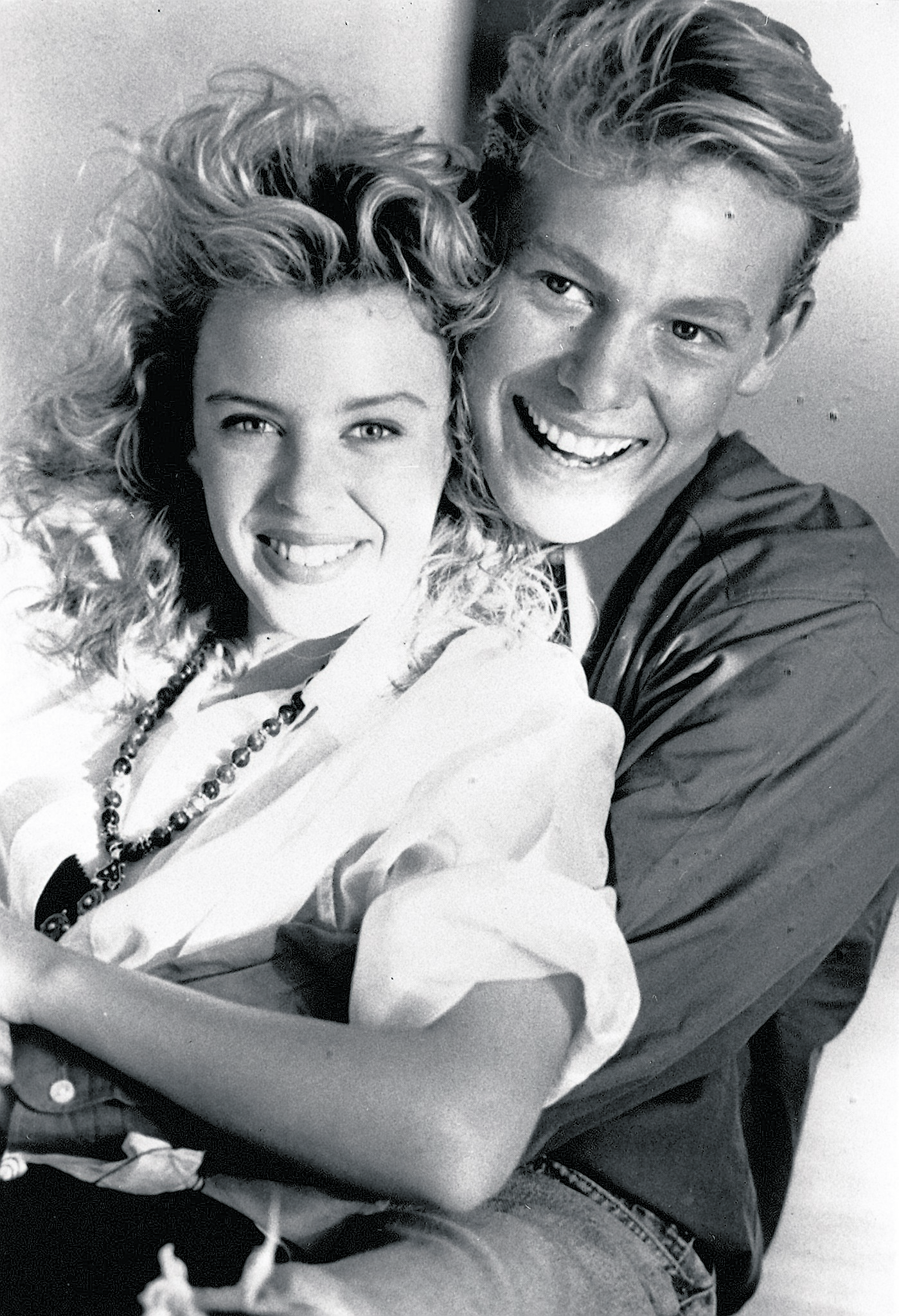 Jason Donovan with Kylie Minogue back in 1988