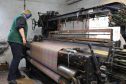The tartan was made on a loom at Knockando Mill, Aberlour