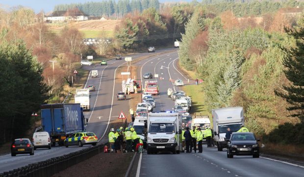 A crash on the A9