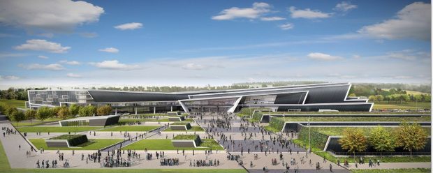 Artist impressions of the new AECC