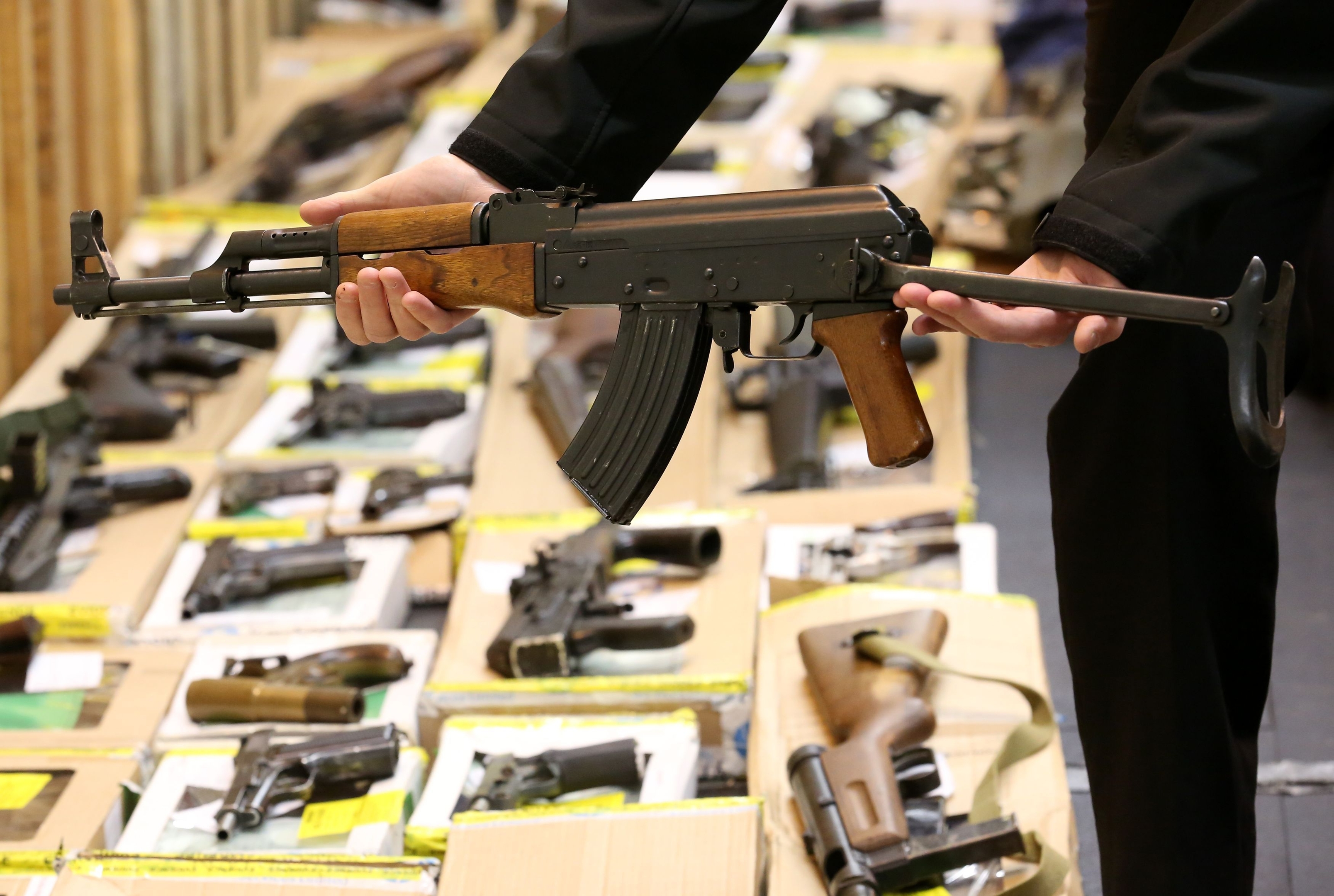 Largest UK firearms haul