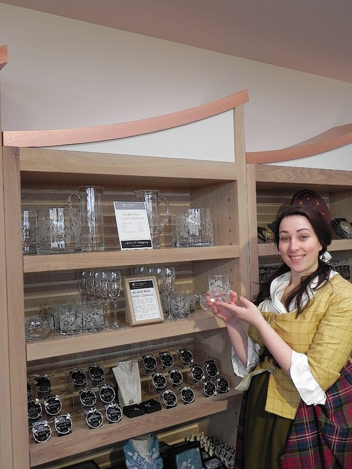 Catriona McIntosh, head education guide at Culloden pictured in the new shop.