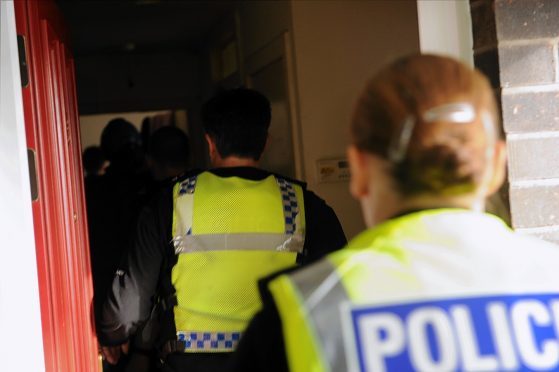 Police Scotland carried out a series of drug raids on properties in recent months