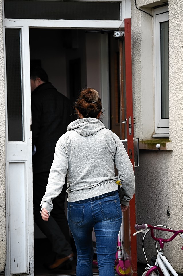 Police carried out drug raids in Elgin and Buckie