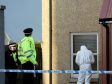 Police Scotland and forensics at a home in Westshore Gardens, Fraserburgh.   
Picture by Kami Thomson