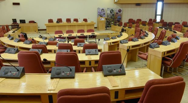 Highland Council chamber at  Glenurqhuart Road HQ