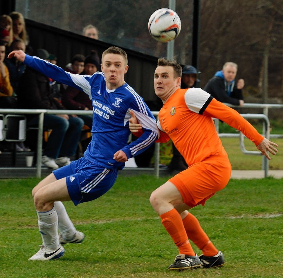 Peters in action for Strathspey