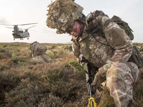 (Highland) Reserve Squadron, RAF Regiment on Exercise at RAF Lossiemouth and Fort George