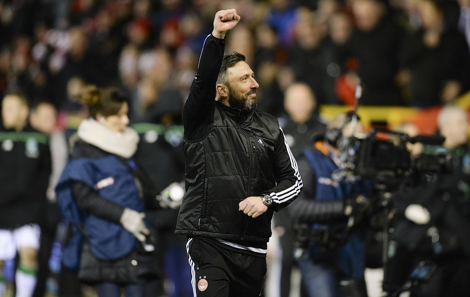 Derek McInnes:  The Dons manager is looking for a similar performance at St Johnstone.
