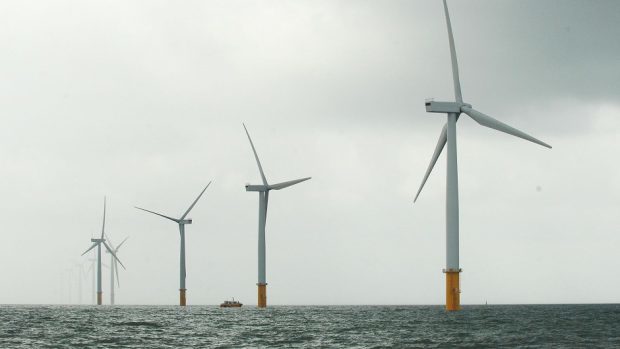 An offshore wind farm