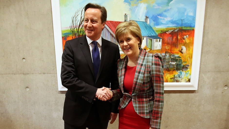 Nicola Sturgeon's government is trusted almost twice as much as Mr Cameron's according to the study