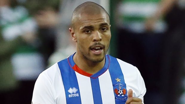 Josh Magennis was allegedly the subject of racial abuse at Tynecastle on Saturday