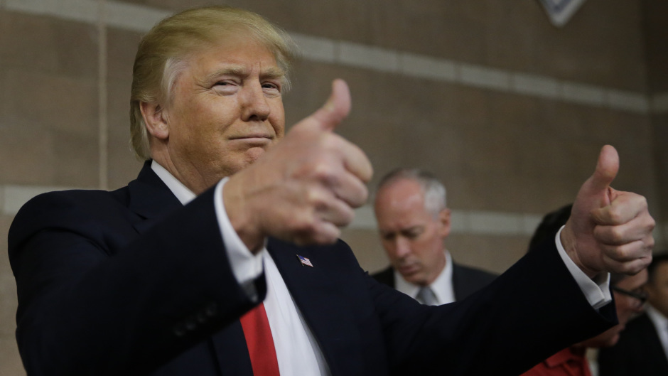 Republican presidential hopeful Donald Trump has won the Nevada caucuses (AP)