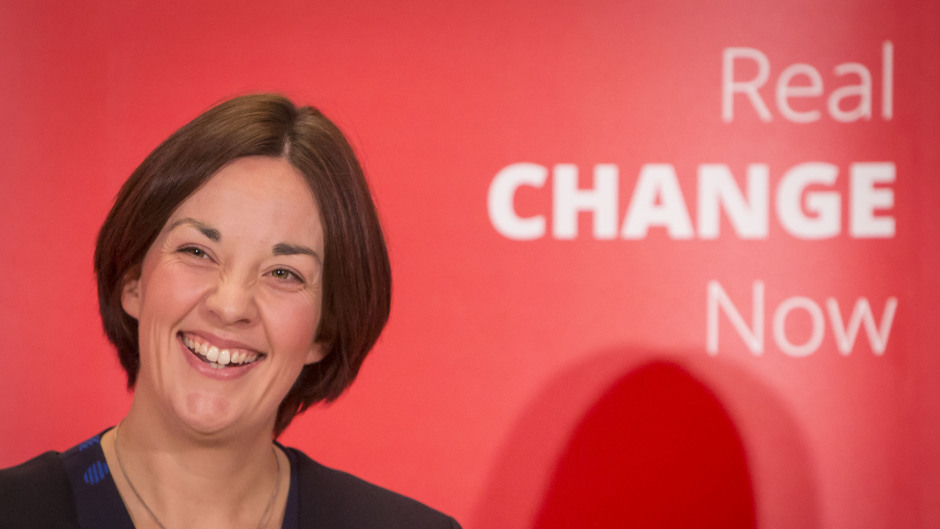 Scottish Labour leader Kezia Dugdale delivers a keynote speech in Glasgow