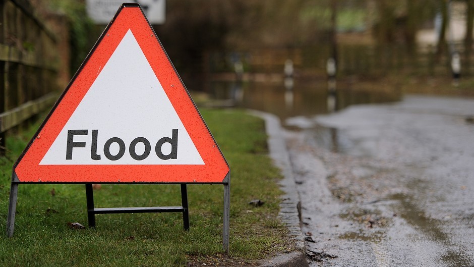 Flood alerts have been issued for several areas across the Highlands, Moray and Aberdeenshire. Image: Shutterstock
