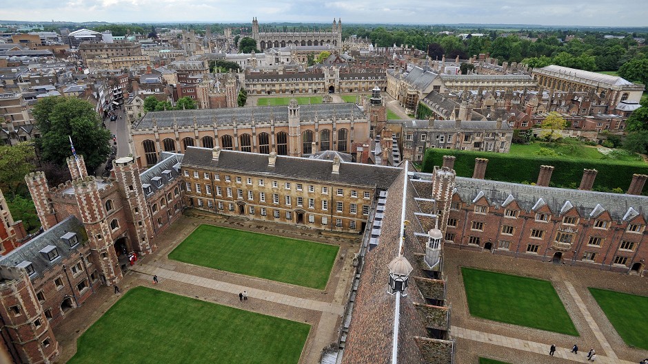  Cambridge University one of the two English Universities 