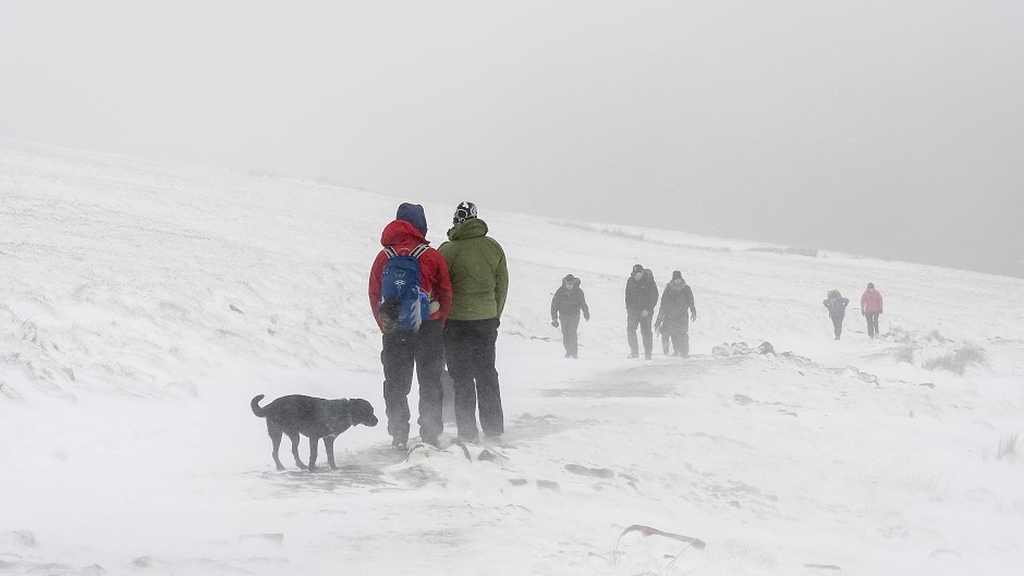 Mountaineers all over Scotland were delighted by the perfect winter conditions last weekend