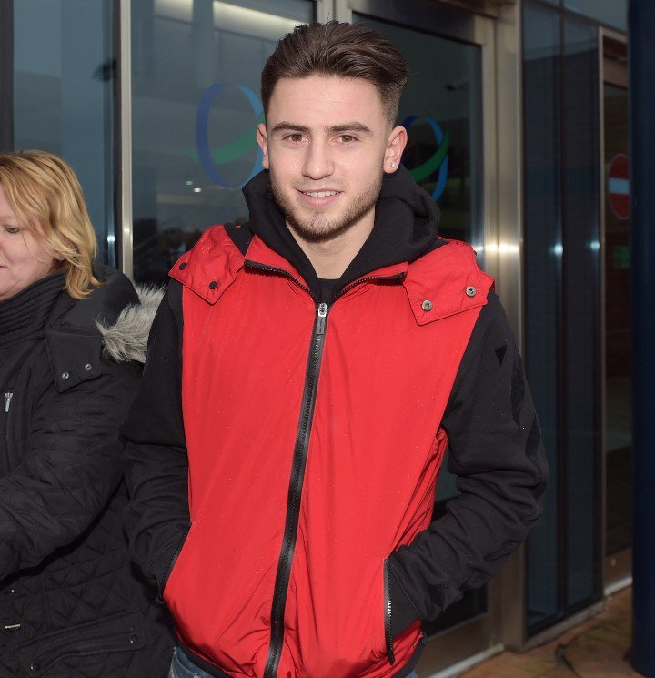 Patrick Roberts at Hampden yesterday to watch Celtic against Ross County ahead of his move to Parkhead