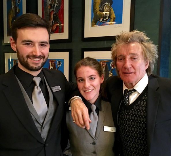 Rod Stewart popped into the Chester Hotel