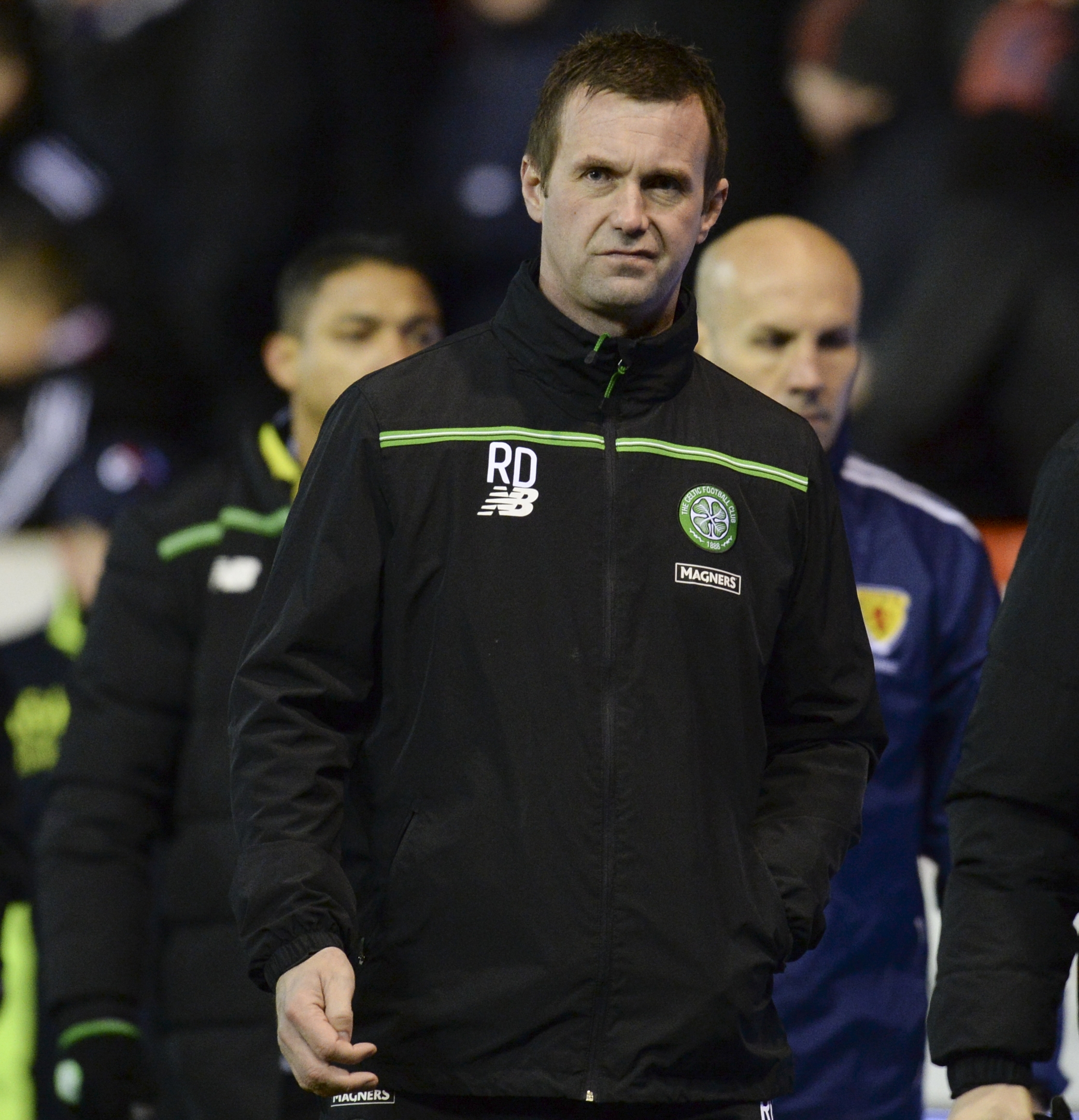 Celtic manager Ronny Deila was left dejected