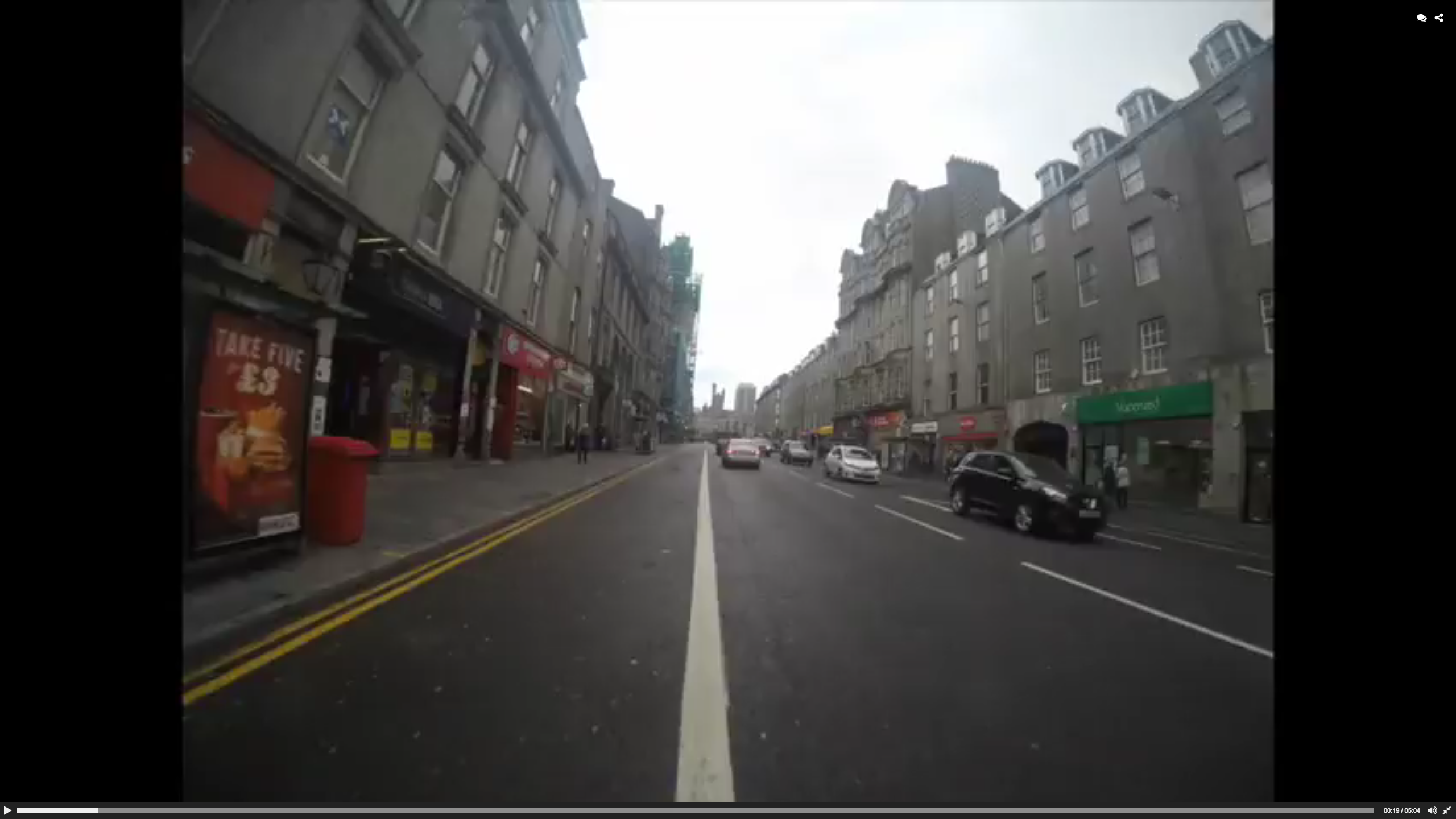 TImelapse of the Aberdeen to Peterhead  bus journey