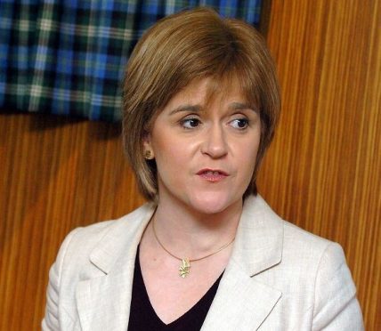 First MInister Nicola Sturgeon