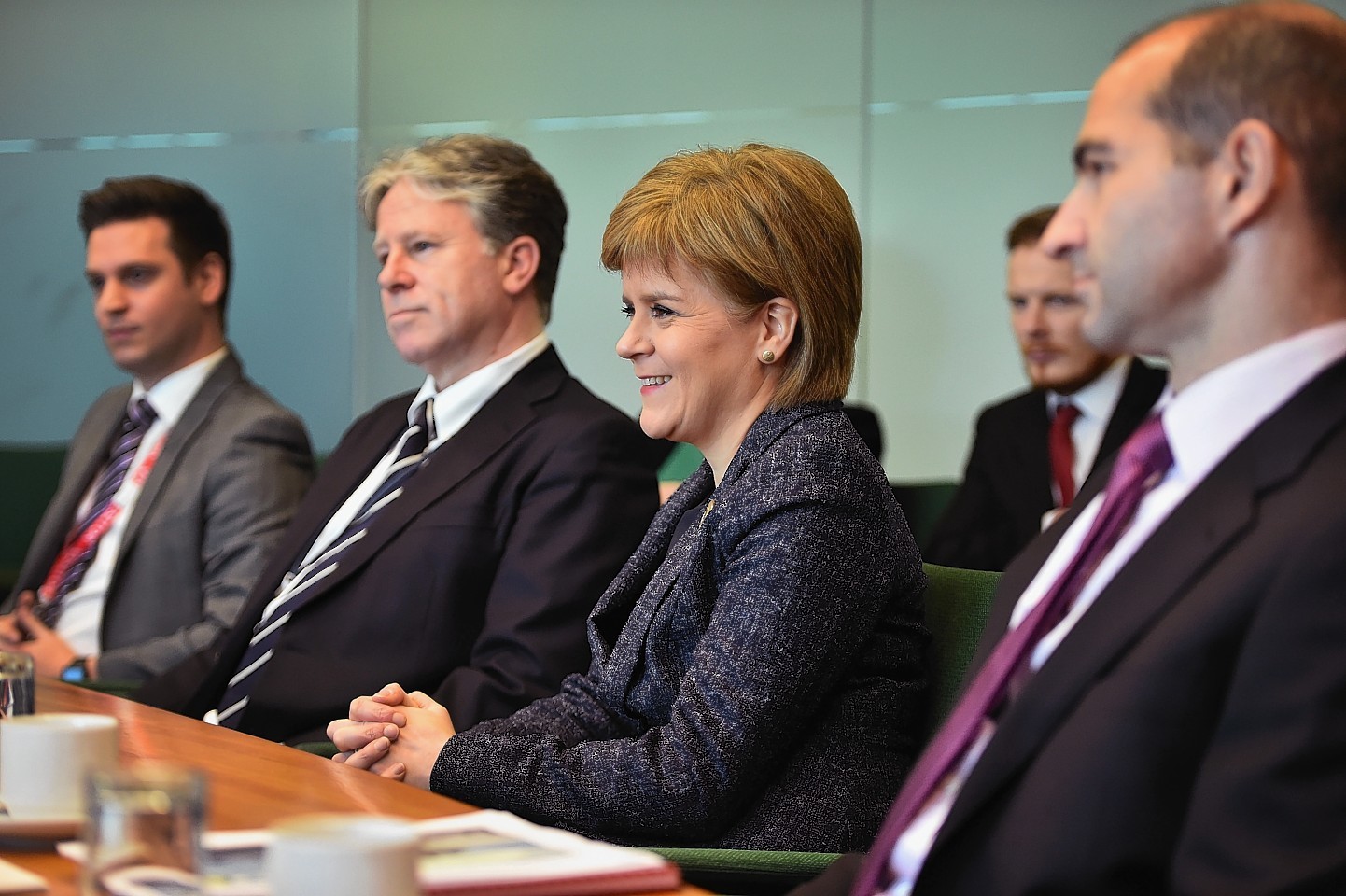 First Minister Nicola Sturgeon meets the BP North Sea Leadership Team