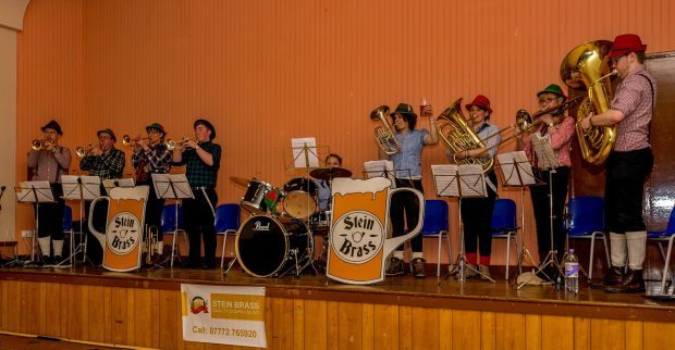 Moray Concert Brass aka Stein Brass at the Oompah stage