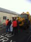 The Chiels helped deliver and clear sandbags in Ballater