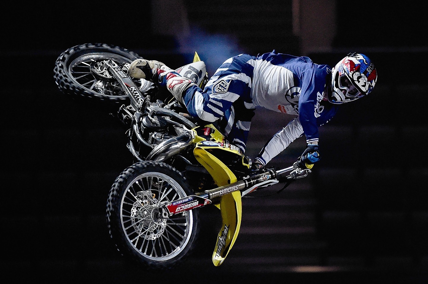 Members of Nitro Circus perform during rehearsals at the Hydro