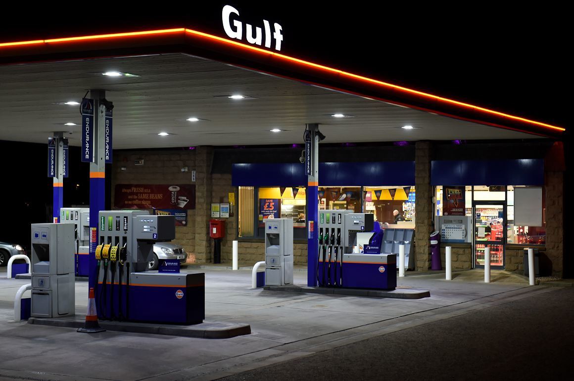Gulf petrol station at Aberdeen International Airport can now sell booze