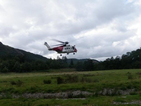 Rescue helicopter 951 from Inverness