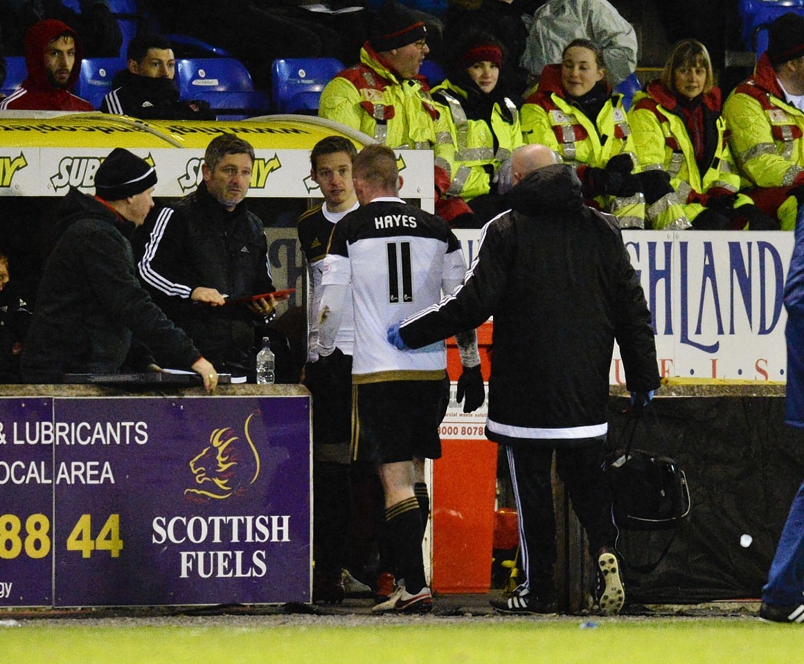 Jonny Hayes picked up the injury two weeks ago