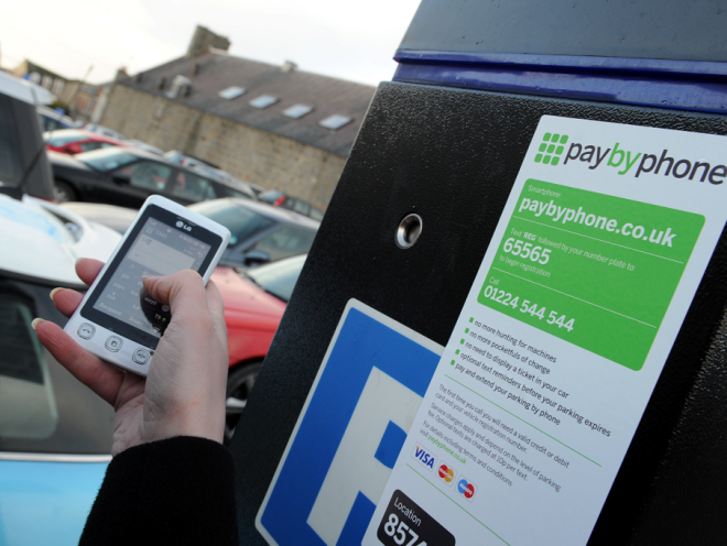 Motorists will soon have to pay for parking with their mobile phones when they stop at a number of areas across the north-east