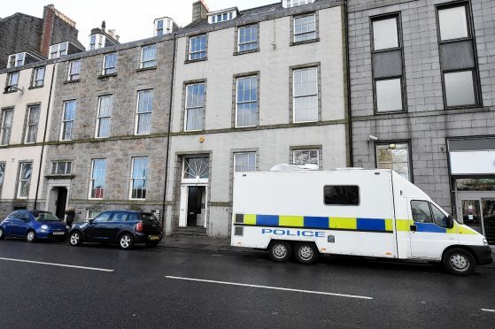 Police in Aberdeen are treating the death as murder