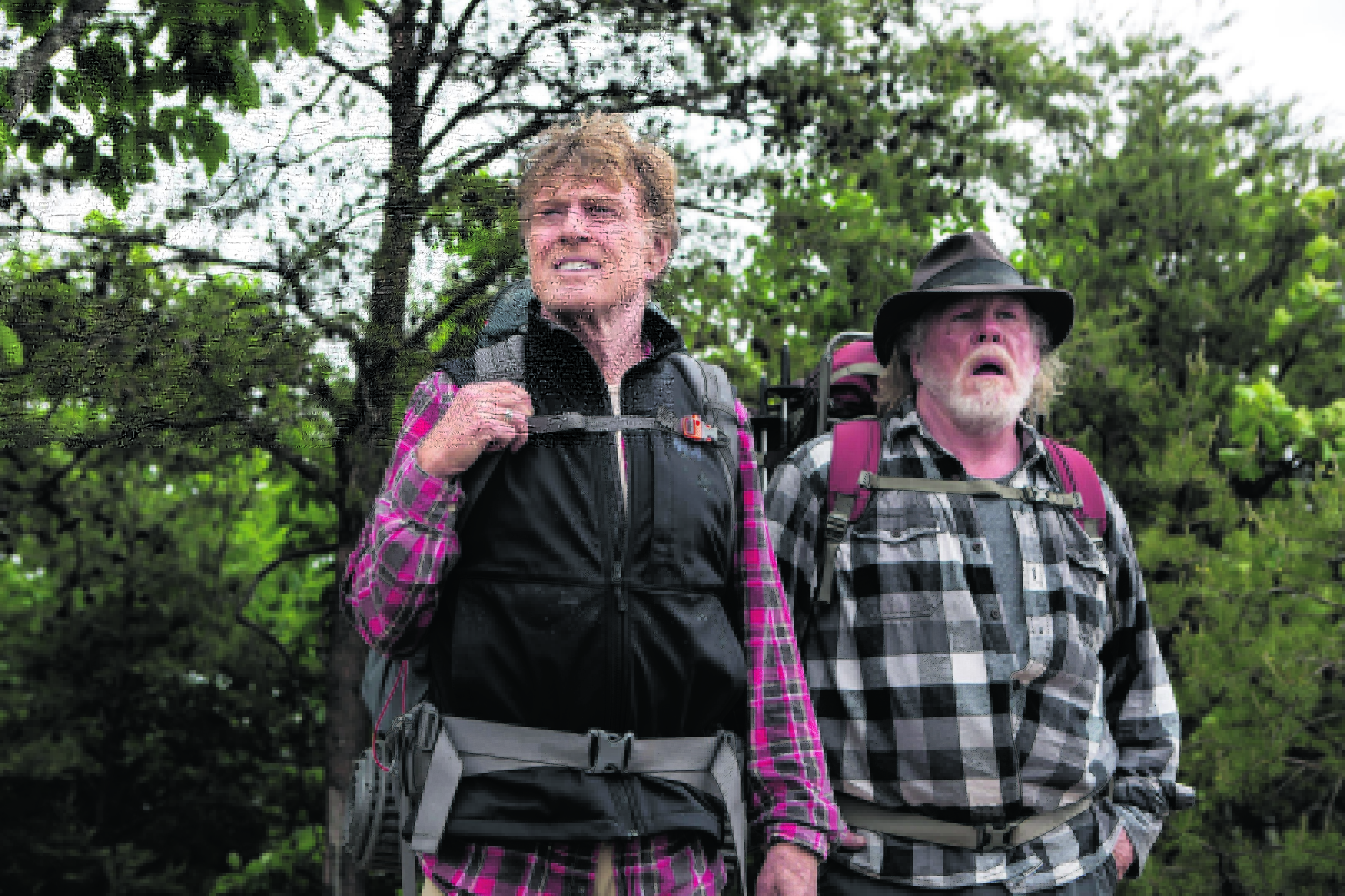 Robert Redford, left, and Nick Nolte in A Walk In The Woods