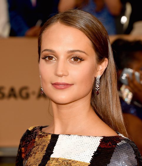 Alicia Vicander at the SAG Awards