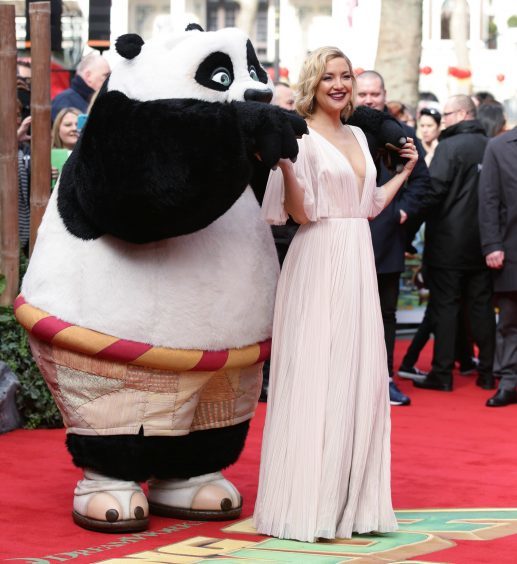 Kate Hudson at the European premiere of Kung Fu Panda 3