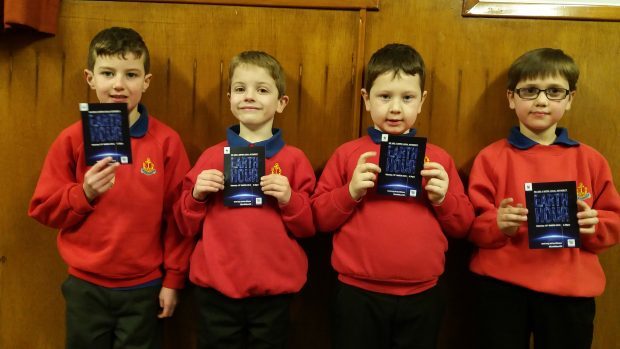 Members from the 4th Elgin Boys Brigade