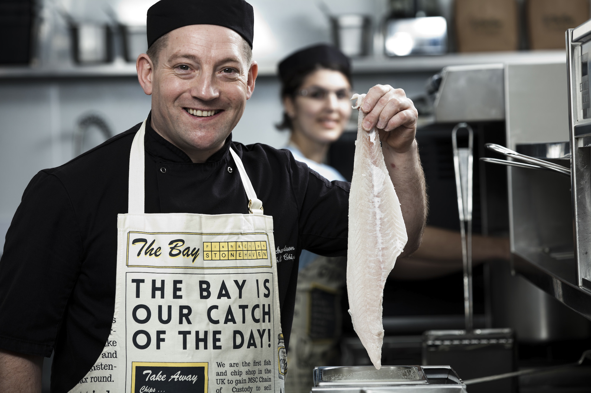 Calum Richardson, owner and chef at The Bay Fish & Chips