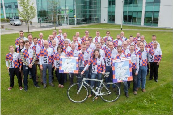 Representatives from the 2015 Coast to Coast cycle. Over double the number of cyclists will participate in the eighth challenge this year.