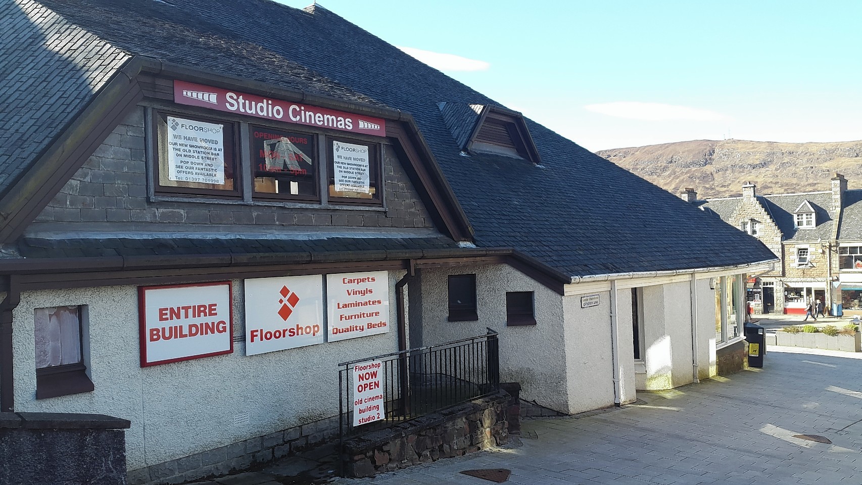 Fort William's former studio cinema
