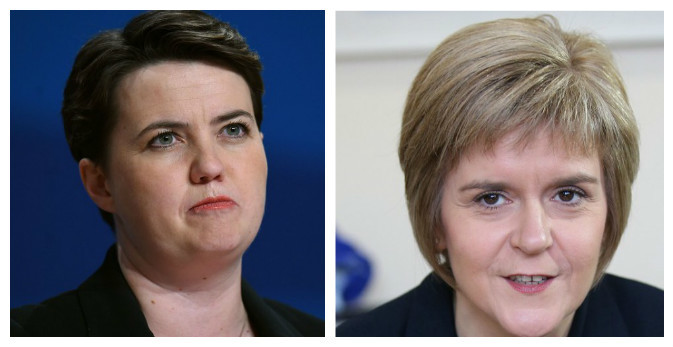 Ruth Davidson and Nicola Sturgeon led the calls